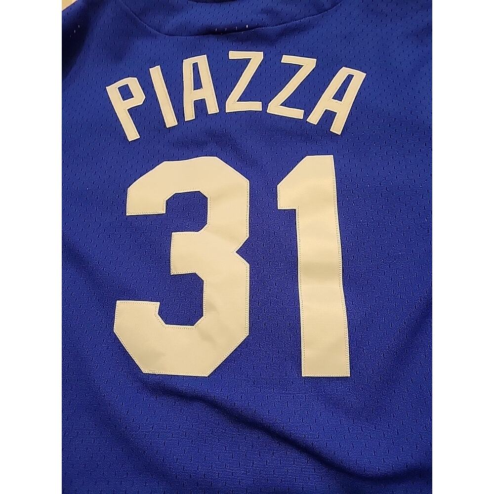 Mitchell & Ness Mike Piazza Los Angeles Dodgers Jersey Baseball Mens Medium - Picture 9 of 11